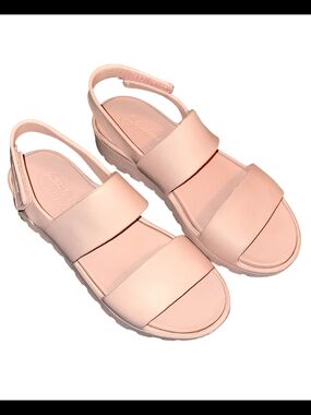 Skechers Arch Fit Womens Size 8 Slides Slip Ons Pink Sandal Comfort Fit